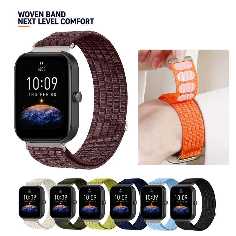Sport Loop Velcro - สายรัดข้อมือแบบเวลโคร ทำจากไนลอน ระบายอากาศได้ดี ขนาด 20 มม.