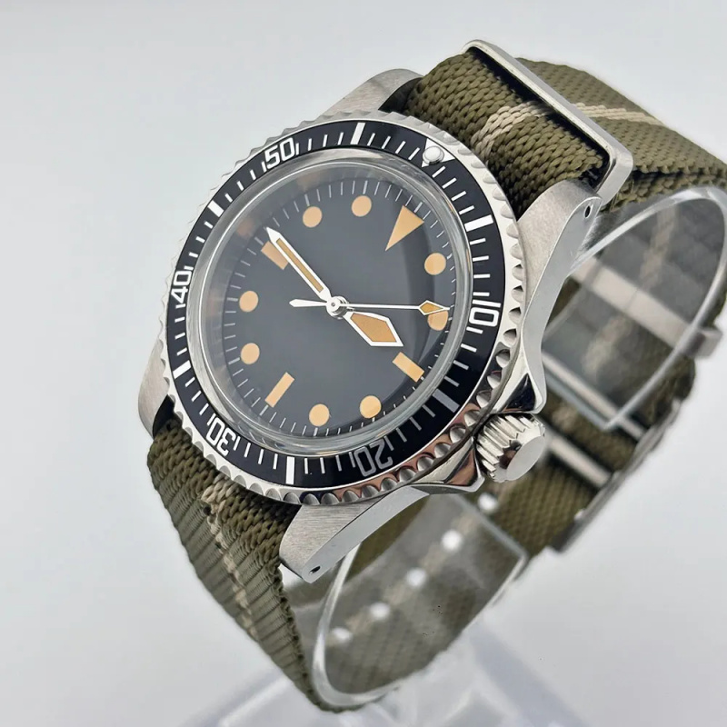 Seiko Watch Presage - NH35 40 มม.316L สแตนเลสสตีลกระจกแซฟไฟร์นาฬิกาวินเทจเหมาะสำหรับ NH35 NH36