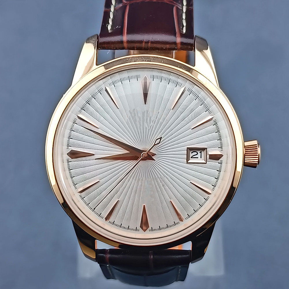 Seiko Watch Presage - นาฬิกาโรสโกลด์ 40 มม. Presage 316L สแตนเลสสตีล