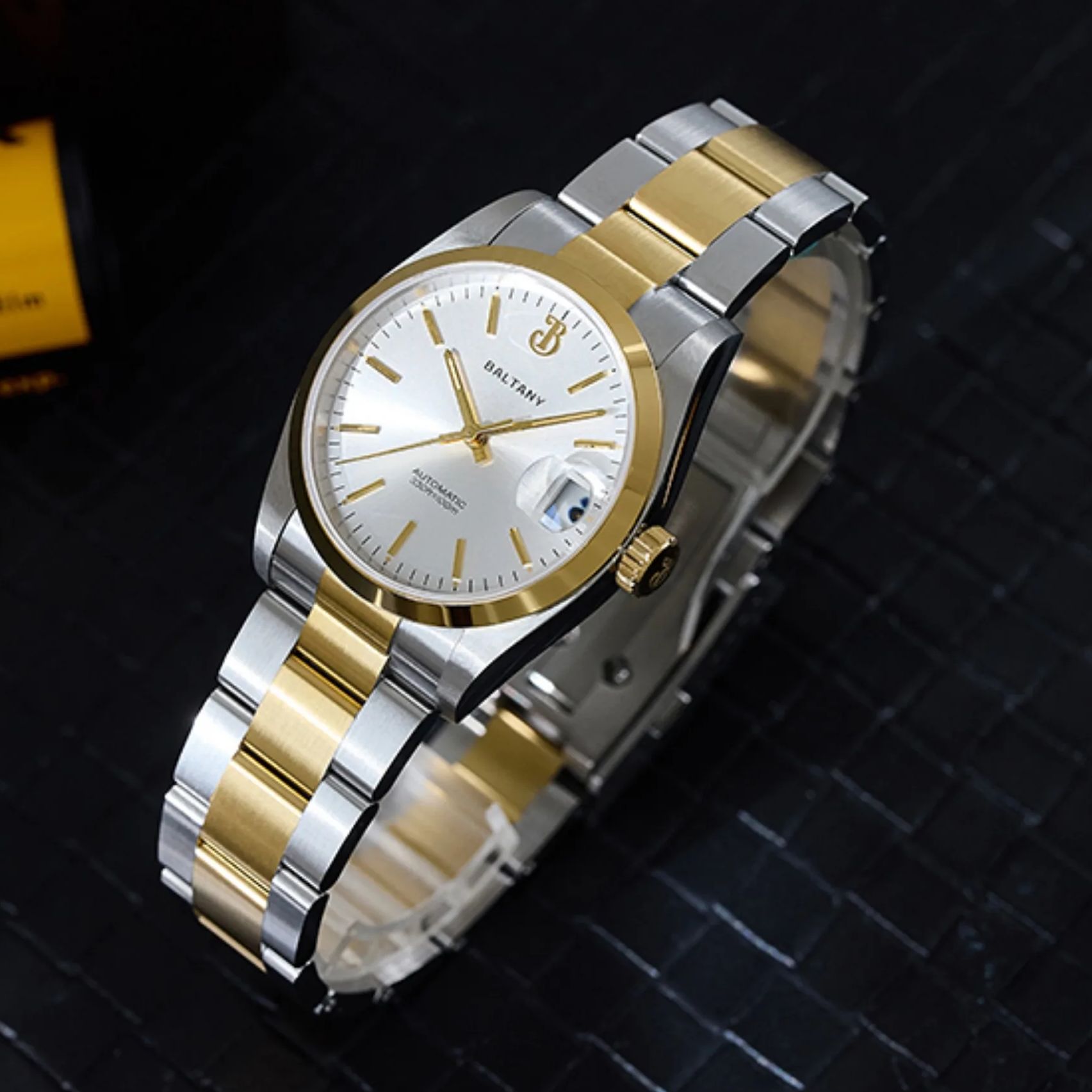 Omega Watch Constellation - นาฬิกาอัตโนมัติผู้ชาย Baltany 36 มม. นาฬิกาข้อมือแบบกลไก กระจกแซฟไฟร์ทรงกลม