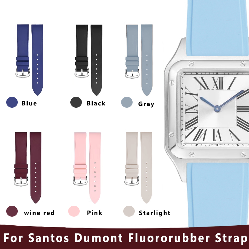 ผู้ชาย QUICK RELEASE ยาง Fkm ส - Cartier Watch Santos บทวิจารณ์และราคา