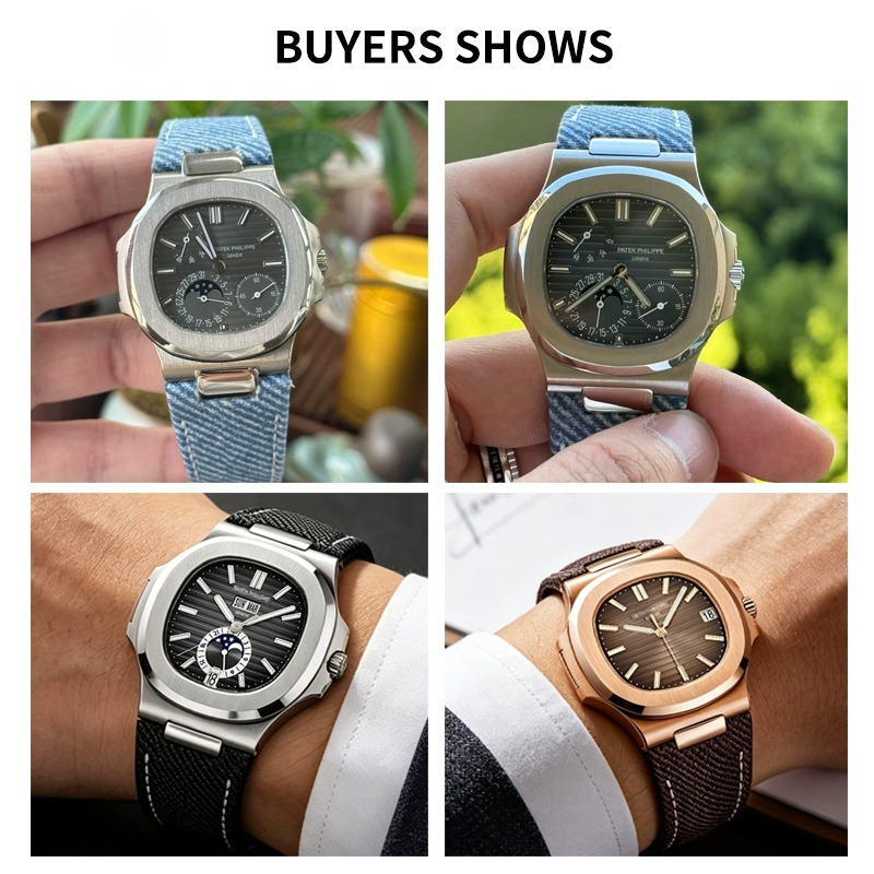สำหรับสายนาฬิกาไนลอนแคนวาสสำหร - Patek Philippe Watch Nautilus บทวิจารณ์และราคา