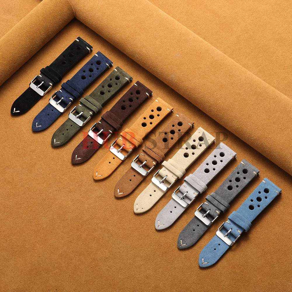 สายนาฬิกาหนังกลับนุ่มแบบปลดเร็ - Suede Strap Watch บทวิจารณ์และราคา