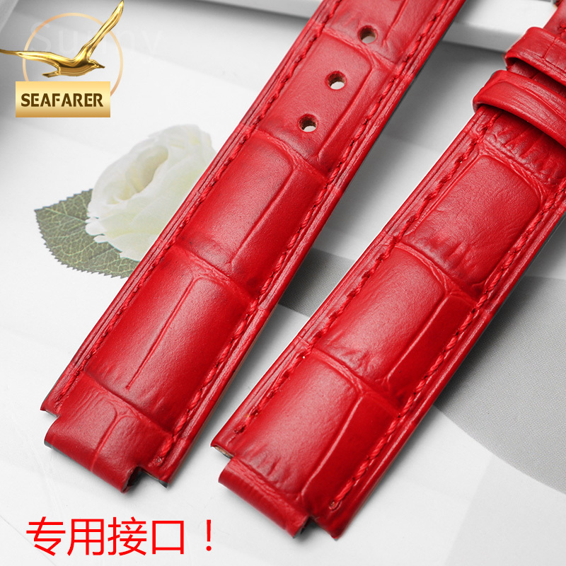 สายนาฬิกาหนังแท้สําหรับถัง Car - Cartier Watch Tank บทวิจารณ์และราคา