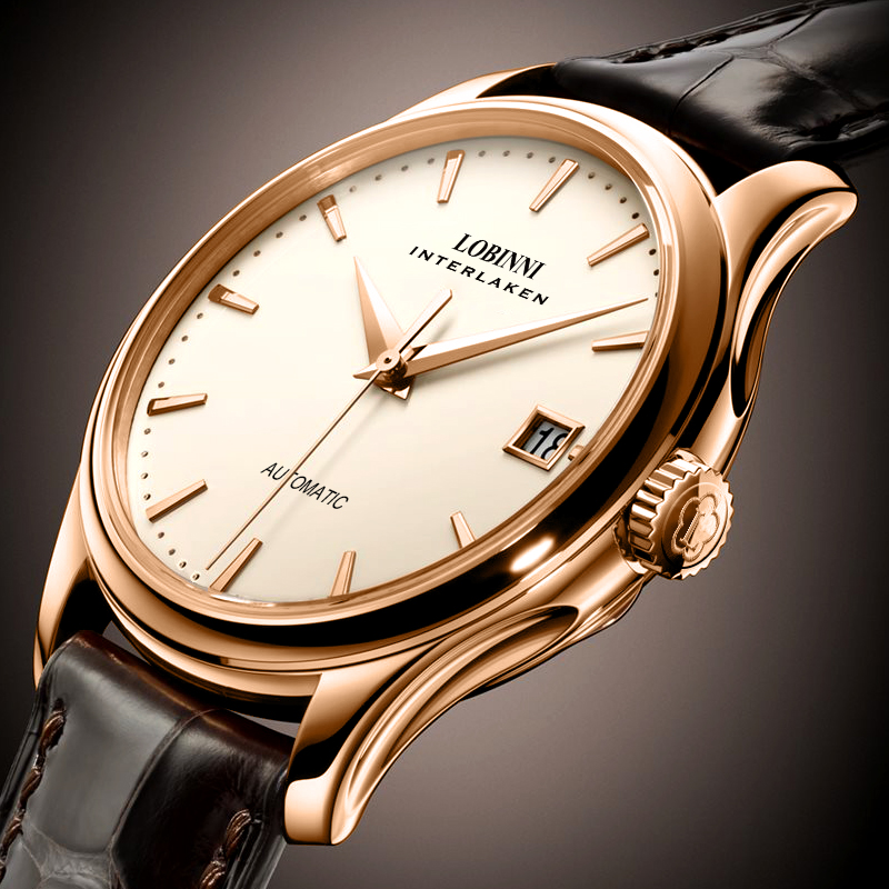 นาฬิกาข้อมือผู้ชาย LOBINNI L12 - Omega Watch Constellation บทวิจารณ์และราคา