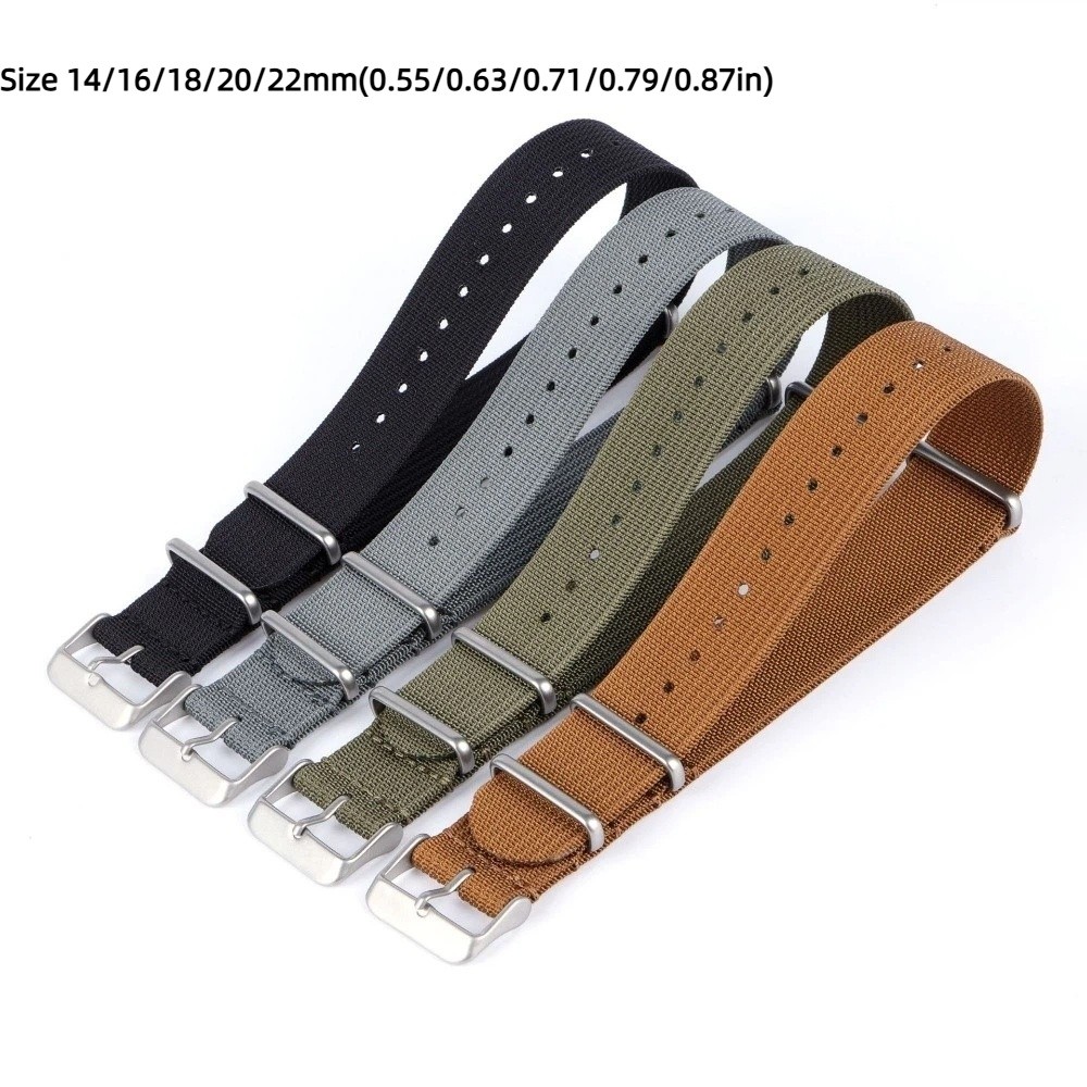 สายนาฬิกา NATO ขนาด 14/16/18/2 - Nato Strap Nylon บทวิจารณ์และราคา