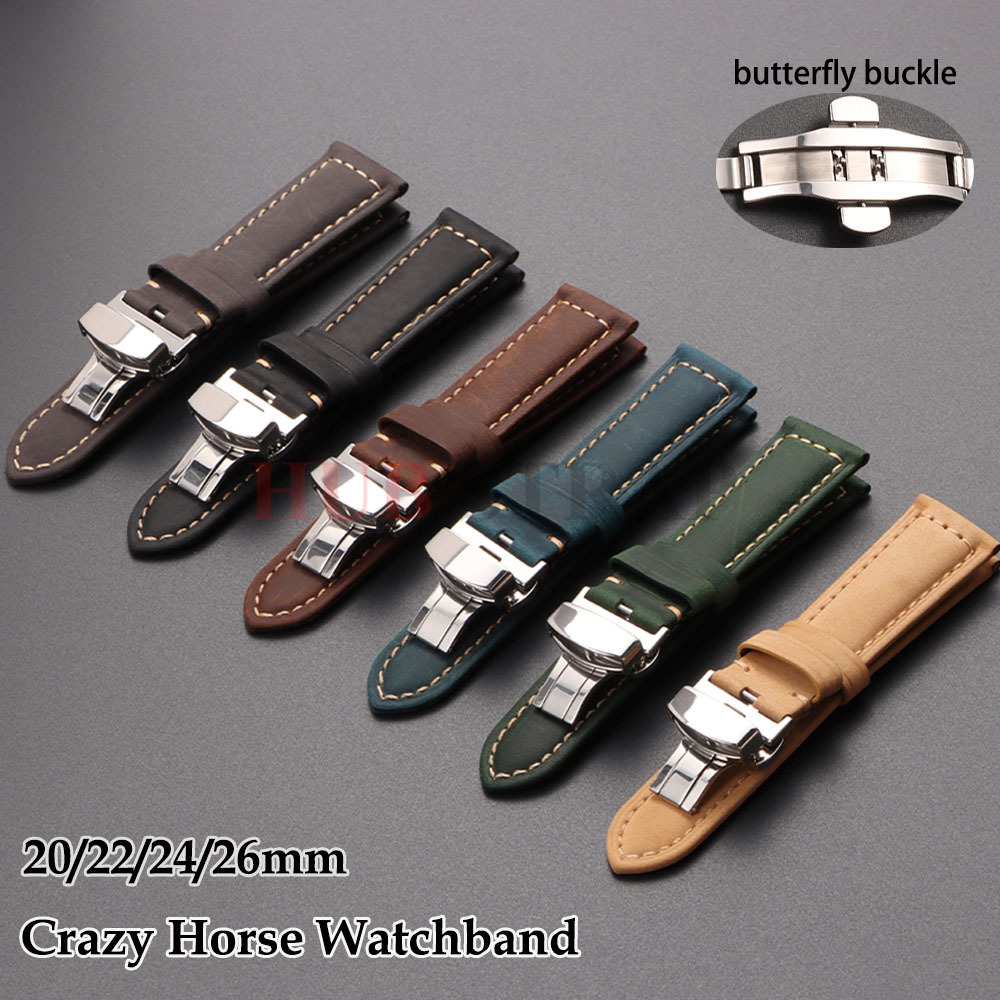 สายนาฬิกาหนังแท้ขนาด 20 มม. 22 - Suede Strap Watch บทวิจารณ์และราคา