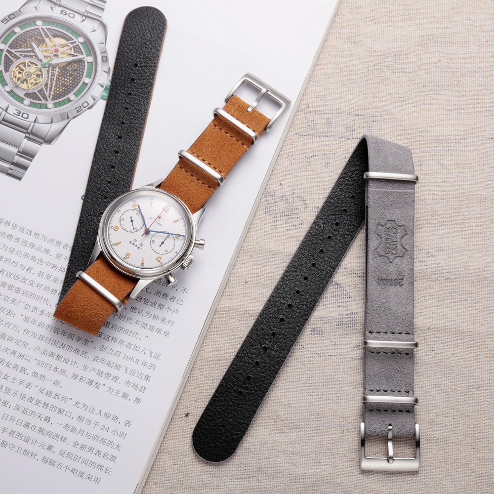 HEMSUT ของแท้นาฬิกาหนัง Band S - Suede Strap Watch บทวิจารณ์และราคา