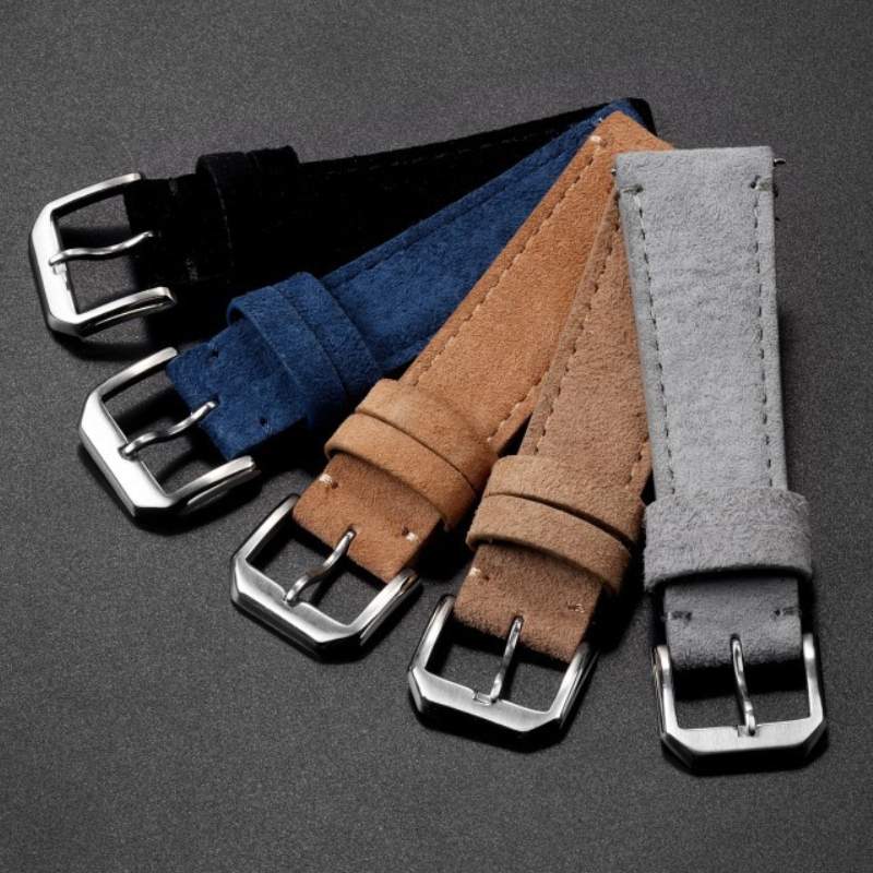 Vintage Suede 18 มม.นาฬิกาหนัง - Suede Strap Watch บทวิจารณ์และราคา