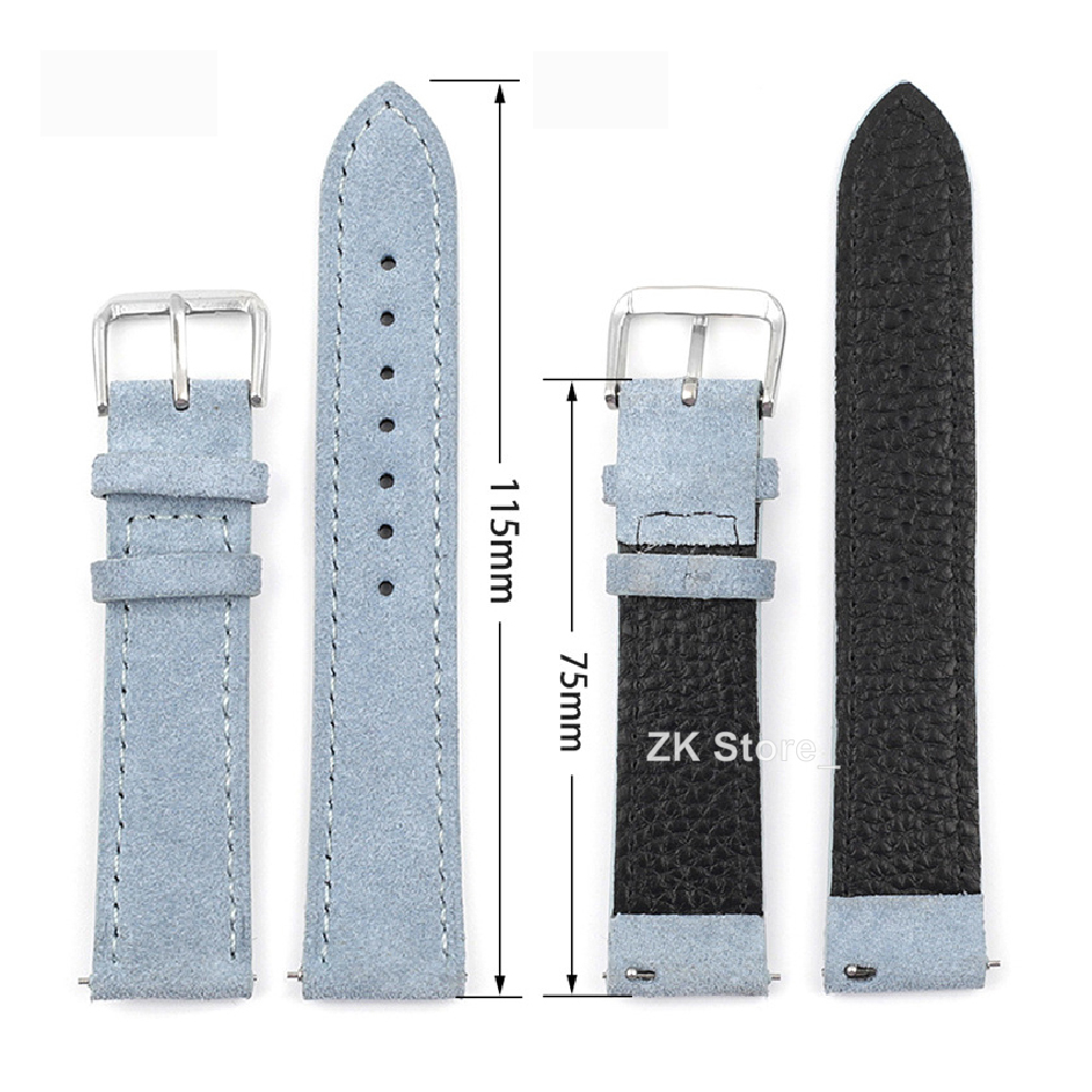 Vintage Suede 18 มม.นาฬิกาหนัง - Suede Strap Watch บทวิจารณ์และราคา